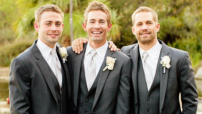 Paul Walker and brothers Cody and Caleb