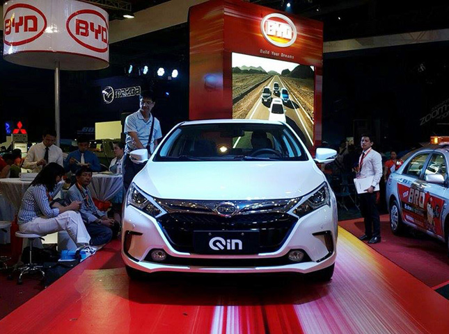 BYD Qin at 2015 Manila International Auto Show