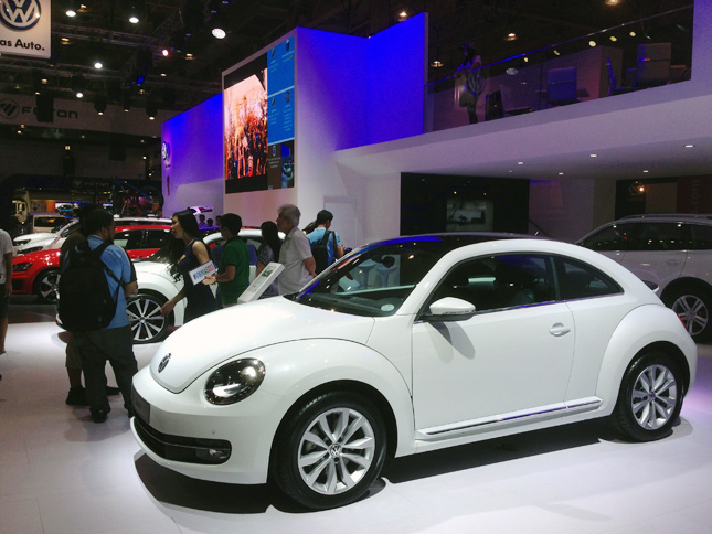 Volkswagen booth at MIAS 2015