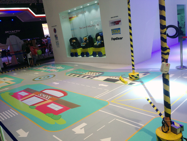 Volkswagen booth at MIAS 2015