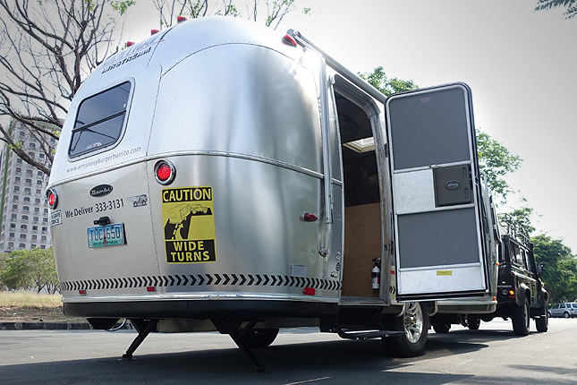 Army Navy Airstream trailer