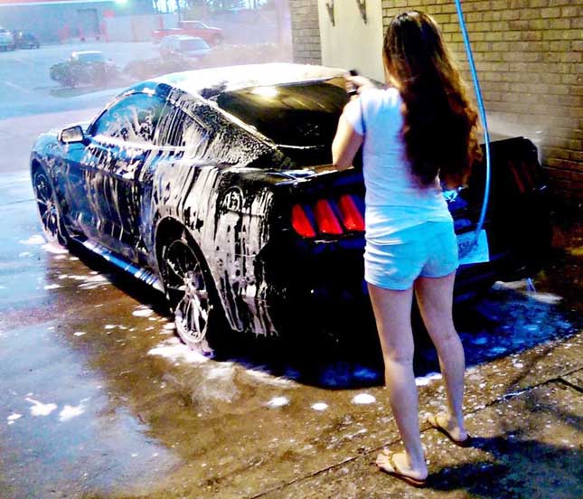 Wendy Lagrimas and her Ford Mustang