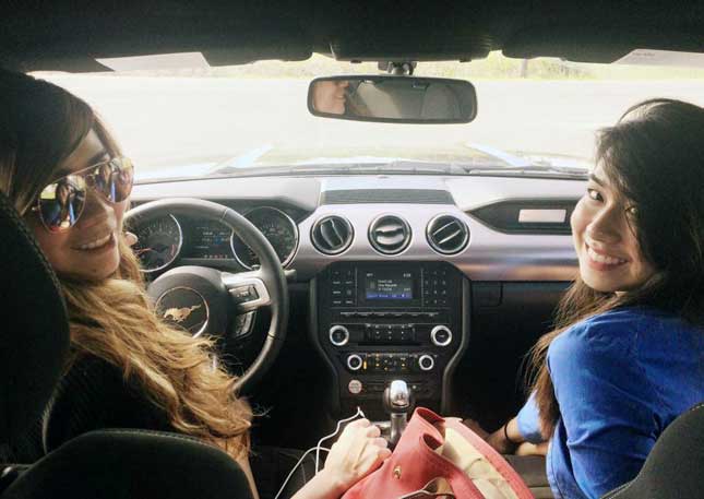 Wendy Lagrimas and her Ford Mustang