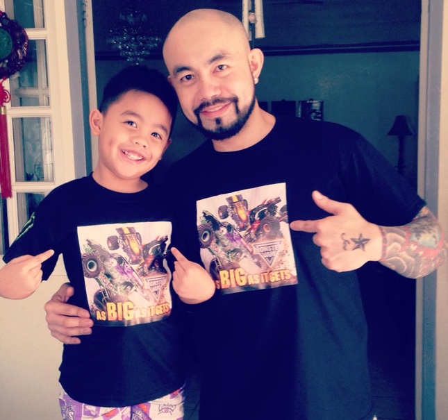 Winter Regino and son Calvin