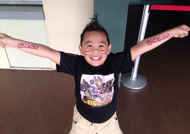 Winter Regino and son Calvin