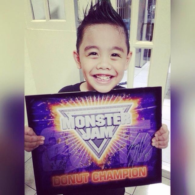 Winter Regino and son Calvin