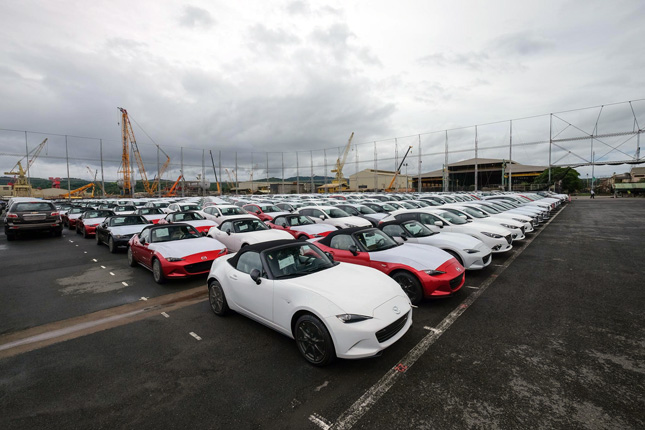 Mazda MX-5 at Bauan International Port in Batangas