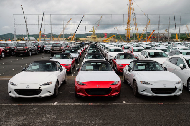 Mazda MX-5 at Bauan International Port in Batangas