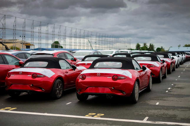 Mazda MX-5 at Bauan International Port in Batangas