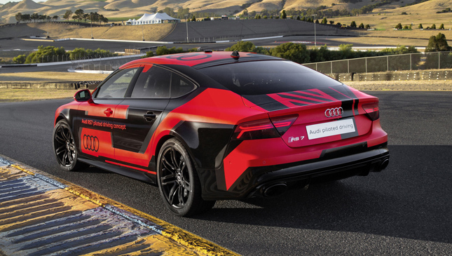 Audi RS7 piloted driving Audi RS7 piloted driving