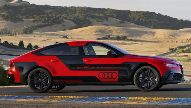 Audi RS7 piloted driving Audi RS7 piloted driving