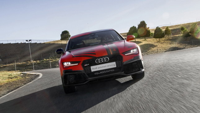 Audi RS7 piloted driving Audi RS7 piloted driving
