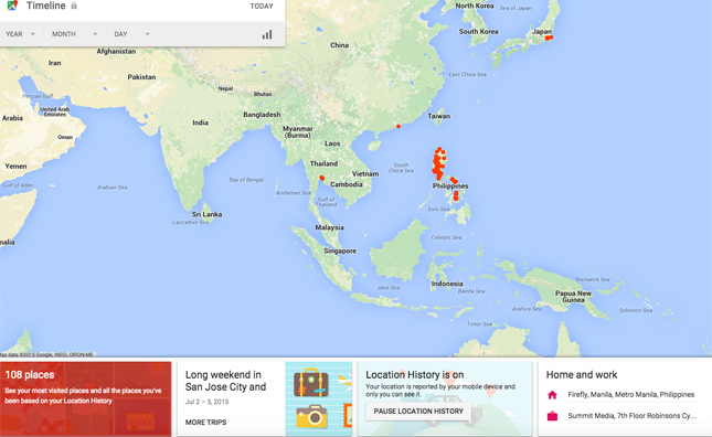 Google Maps Your Timeline Google Maps Your Timeline