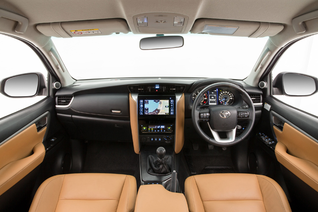 Toyota Fortuner cabin