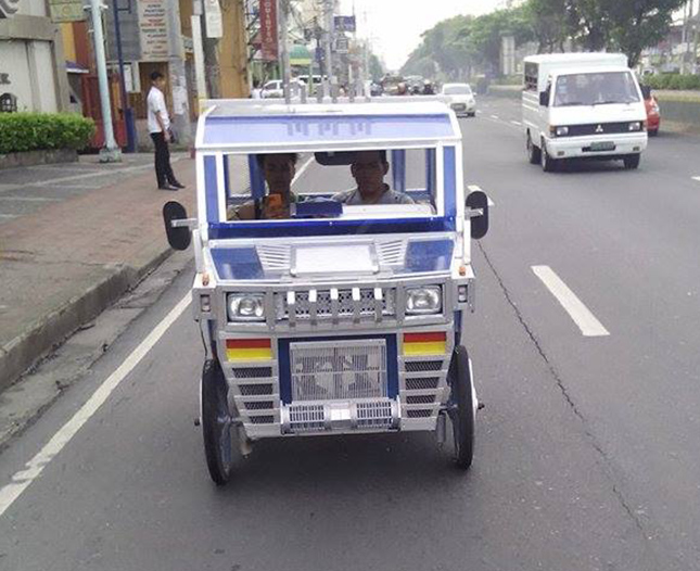 Do-it-yourself pedicab vehicle