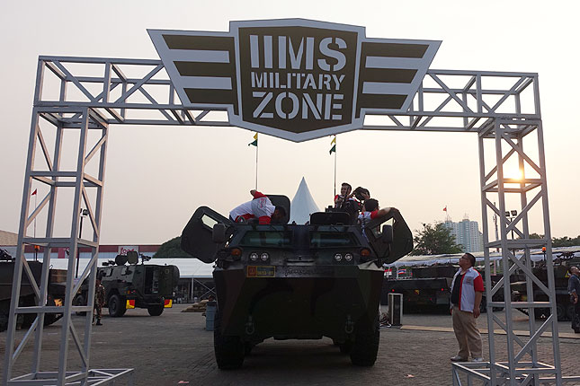 APC and tanks in Indonesia