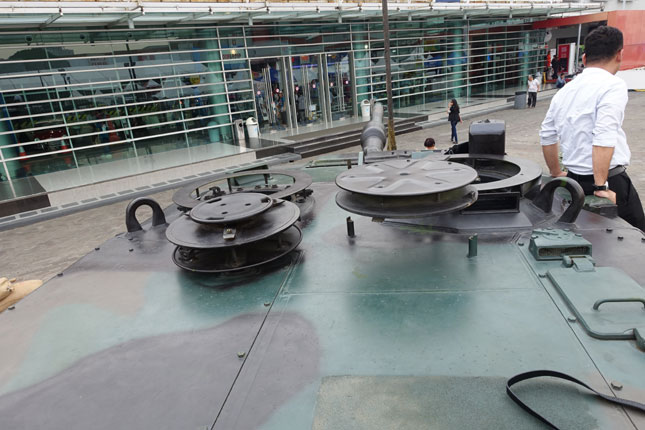 Leopard tank in Indonesia