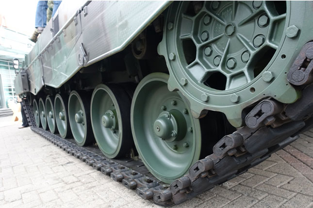 Leopard tank in Indonesia