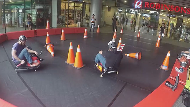 Crazy carts at Robinsons Magnolia