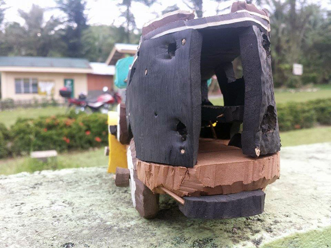 11-year-old Jupel’s toy vehicles from discarded flip-flops