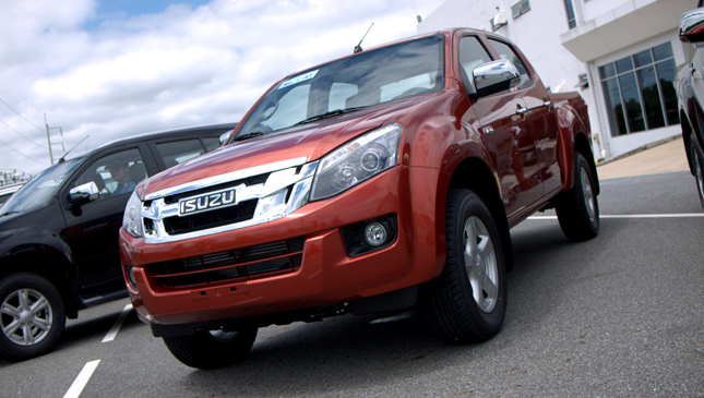 Isuzu test drive in Thailand