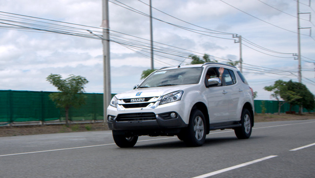 Isuzu test drive in Thailand