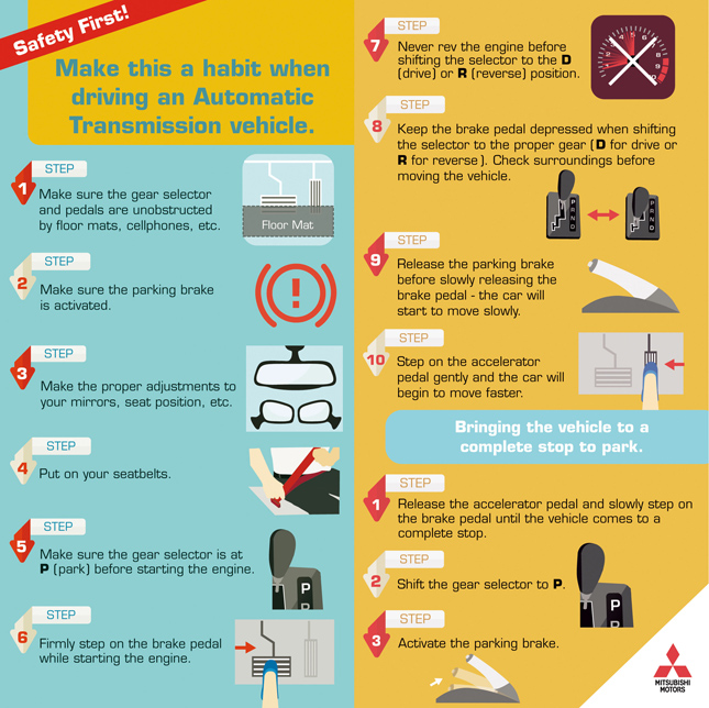 How to properly drive with automatic transmission