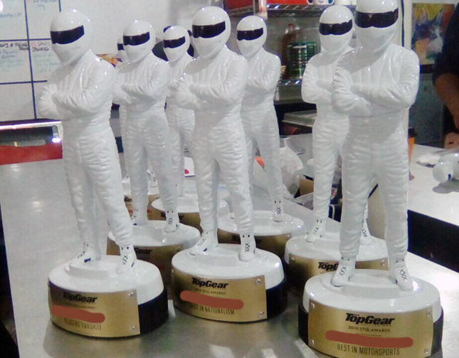 Stig Awards trophies