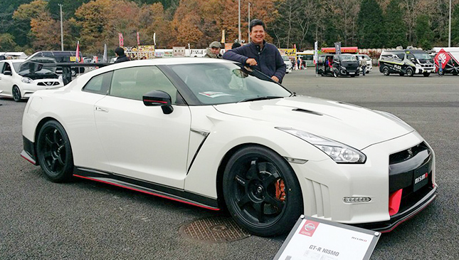 Nissan Philippines Toti Zara with the GT-R