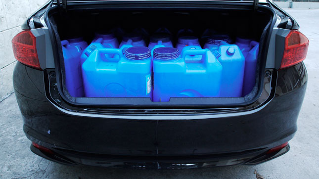 Honda City trunk Honda City trunk