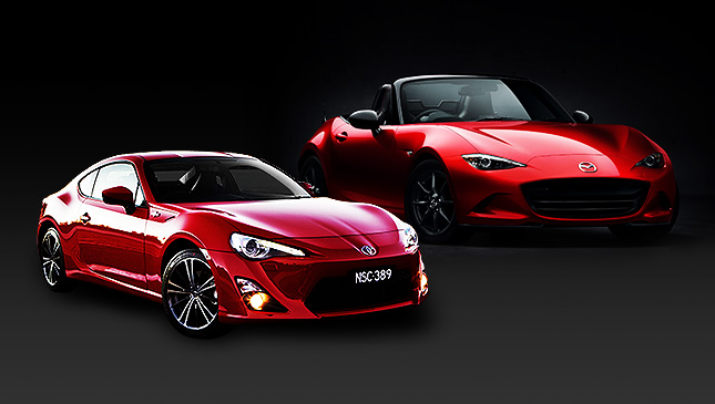 Mazda MX-5 and Toyota 86