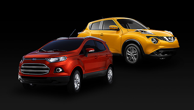Nissan Juke and Ford Ecosport