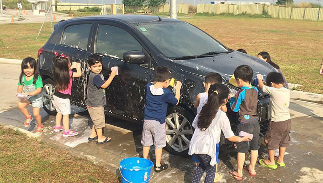 Car wash kids