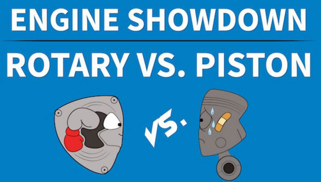 Mazda rotary infographic
