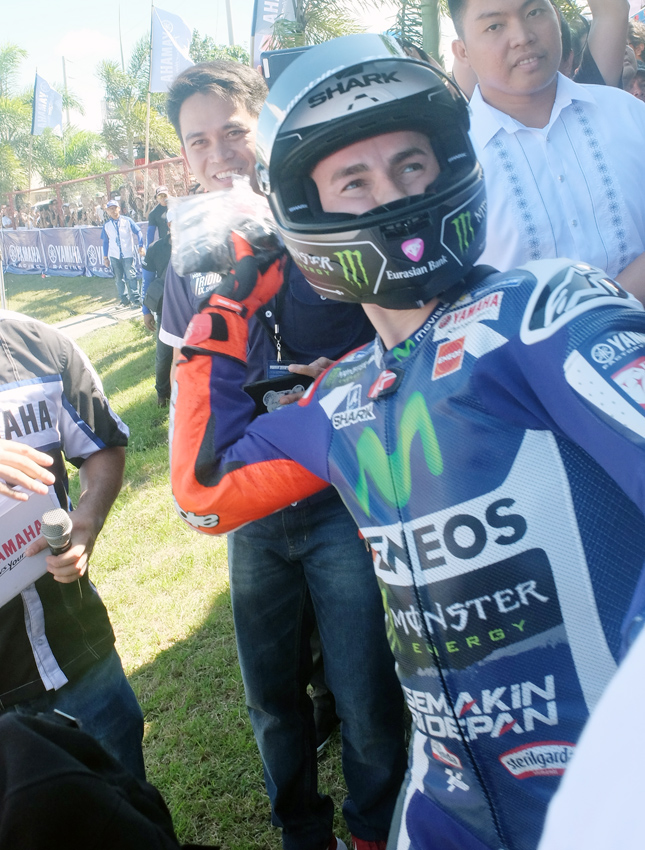 2015 MotoGP champion Jorge Lorenzo