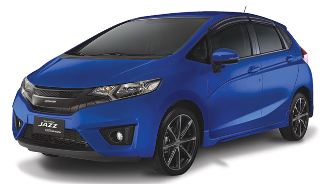 Cool Blue Honda Jazz Mugen edition