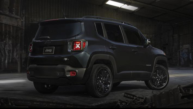 Jeep Renegade Dawn of Justice special edition 