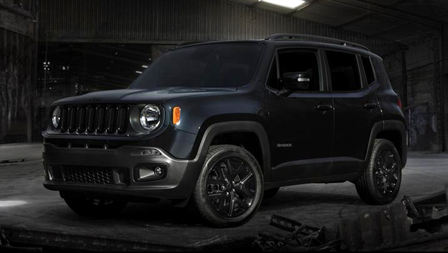 Jeep Renegade Dawn of Justice special edition 