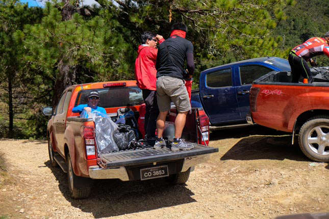 Isuzu D-Max in Mt. Pulag