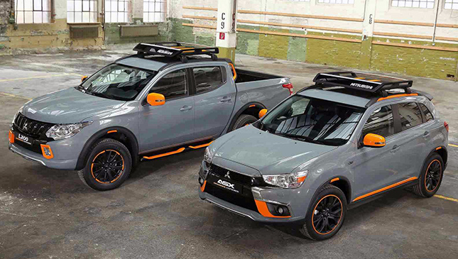 Mitsubishi ASX and Strada Geoseek concepts