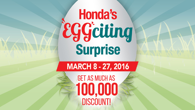 Honda Eggciting Surprise promo