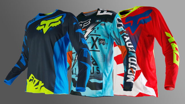 Fox Racing jerseys