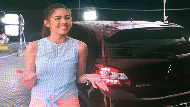 AlDub endorses the Mitsubishi Mirage