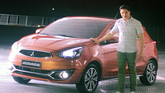 AlDub endorses the Mitsubishi Mirage