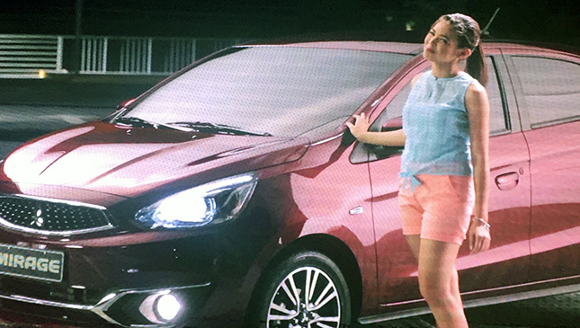 AlDub endorses the Mitsubishi Mirage