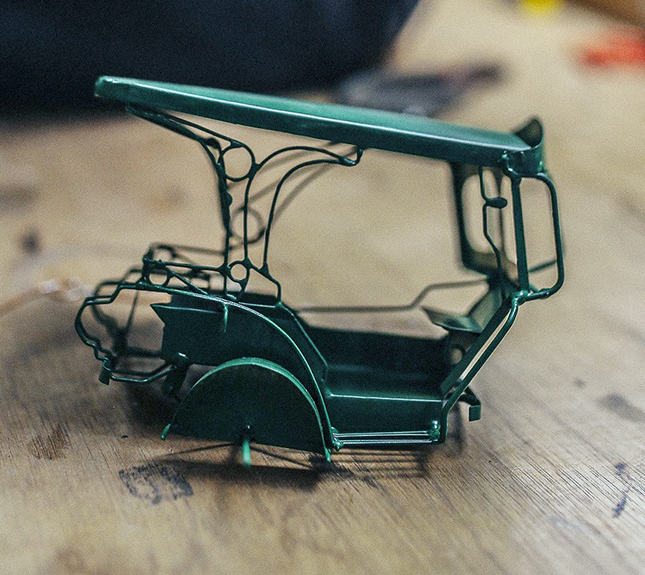 Tricycle scale models in Dumaguete