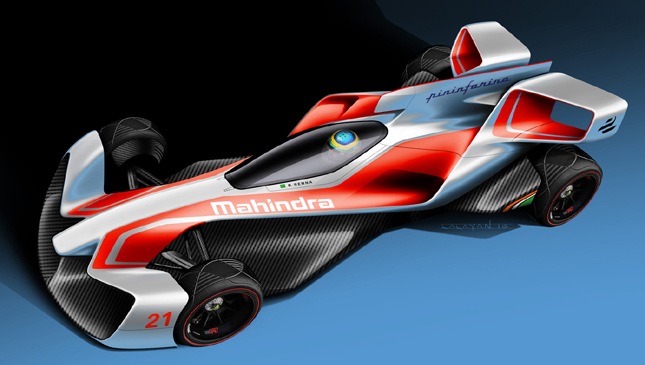 Formula E racer