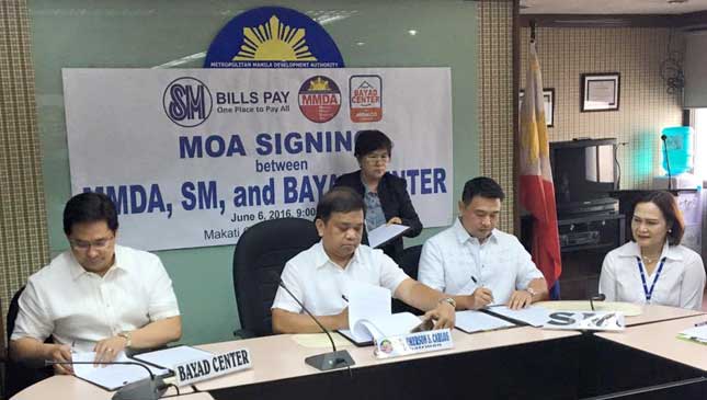 SM and Bayad Center payment of MMDA traffic penalties