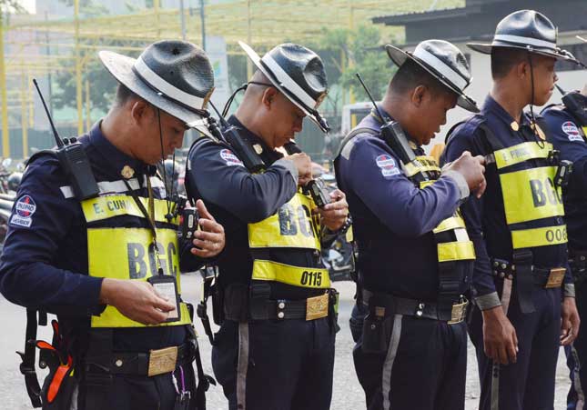 Bonifacio Global City traffic marshal's body camera