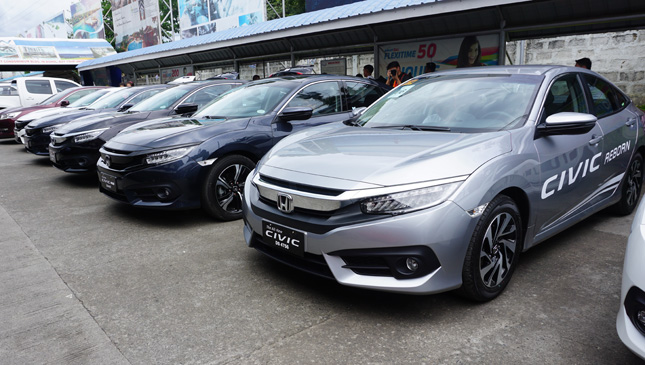 Honda Civic drive in Bohol